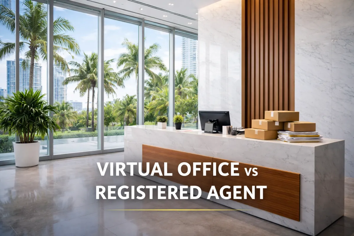 Professional virtual office in Florida for EU founder business credit